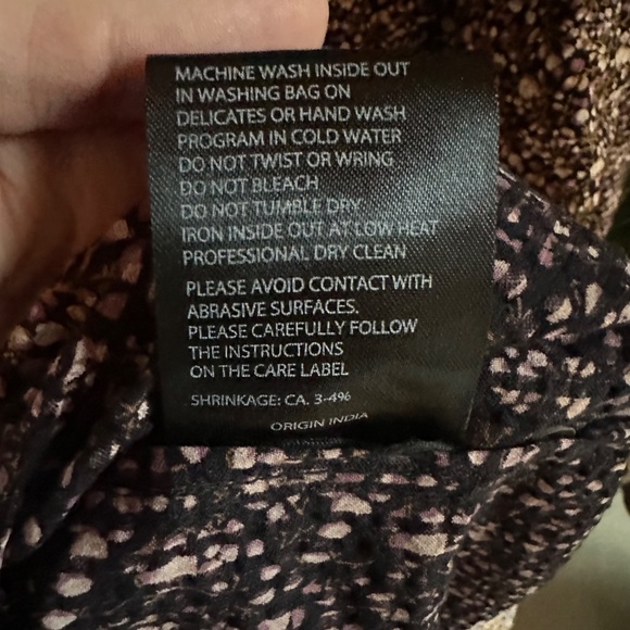 STELLA NOVA Loan Dress in Flower Bud Dark Purple Atterley In Brown - Picture 7 of 10